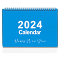 Miniatyrbillede 1 af 6: 2024 Skrivebords Kalender - Stående Flip Skrivebords Kalender 2024, Januar 2024-December Style3 KLB