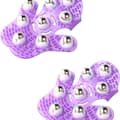 Anself 2 st Palmformade massagehandskar Kroppsmassager Massager med KLB