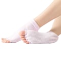 Miniatyrbillede 1 af 5: Yogasokker til mænd og kvinder - Full Toe Non Slip PINK KLB
