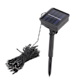 Miniatyrbilde 3 av 8: Solcelledrivne lysslynger dekorative 100 LED 8 moduser IP65 vanntett KLB