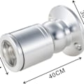 Miniatyrbild 3 av 5: Mini infälld spotlight för skyltfönster, LED mini spotlight, ytmonterad takspotlight 1 W LED