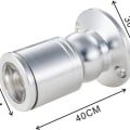 Miniatyrbilde 3 av 5: Mini innfelt spotlight for utstillingsvindu, LED mini spotlight, overflatemontert takspotlight 1 W LED