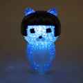 Miniatyrbillede 8 af 8: Jule LED Natlampe Mini Legetøj Farve Lys Sød Kat Gave KLB