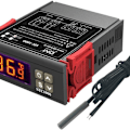 Miniatyrbillede 1 af 5: AC 110V-220V temperaturregulator, universel STC-1000 med 1 stk temperatursensorprobe