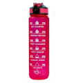 Miniatyrbillede 1 af 5: 1000 ml motiverende vandflaske, pink KLB
