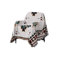 Miniatyrbilde 1 av 5: Etnisk teppe, tribal, geometrisk, aztekisk, navajo, sengeteppe, sofa, kunstnerisk dekorasjon, bohemsk, 90 x 150 cm (0,65 kg) KLB