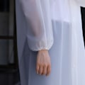 Miniatyrbilde 4 av 6: Voksen gjenbrukbar EVA regnfrakk hvit KLB