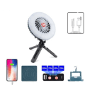Miniatyrbillede 1 af 7: USB genopladelig ventilatorlys live multifunktion telt campinglys, stil: ventilator