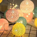 Miniatyrbillede 1 af 5: Bomuldsbold Lyskæde - 3.1M 20stk LED Lyskæde-Bærbar KLB