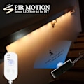 Miniatyrbild 2 av 6: 5 m LED-remsa PIR rörelsesensor dimbar USB-ljusremsa skåpbelysning, KLB