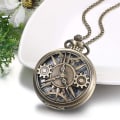Pikkukuva 3 / 5: Vintage taskukello r mix numeroilla steampunk-luurankokello