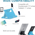 Miniatyrbild 3 av 8: 4-delad iPhone-stativ, universellt multivinkel-telefonstativ, lämplig