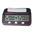 Miniatyrbillede 1 af 6: HQT101 Plast Skakur - Go Skak Timer (Vinfarvet)
