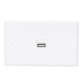 Miniatyrbillede 1 af 8: Husholdnings USB 2.0 ladestik med vægstik KLB