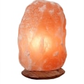 Miniatyrbilde 1 av 5: Himalaya saltlampe (2-3 kg), dimmerbryter, på trebase KLB