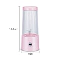 Miniatyrbillede 2 af 5: Bærbar blender, personlig størrelse blender til smoothies og pink