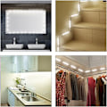 Miniatyrbilde 7 av 7: LED-speilbelysning, dimbar speilbelysning med 60 LED-er, 10 fot lang