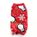 Miniatyrbillede 1 af 6: Xmas Hvalpe Fleece Pyjamas - Vintertrøje til kæledyr - S KLB