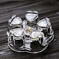 Miniatyrbillede 1 af 6: Stor glasvarmer (krystal)