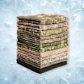 Pikkukuva 4 / 5: Taktisen verkon huivi ulkoilulajeihin, kana-camouflage, suuri, vihreä