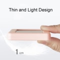 Miniatyrbillede 4 af 6: YD005 Mini Tyndt LCD Temperatur og Fugtighed Elektronisk Ur (Blå)