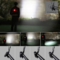 Miniatyrbillede 5 af 5: Løbelys, Brystlampe, USB-genopladelig, Vandtæt IPX6, Justerbar Stråle\" KLB
