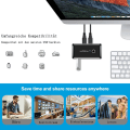 Miniatyrbild 5 av 5: USB-switch - 2 IN 4 ut för PC-delar - Svart, 480 Mbps - Windows, Mac, Linux