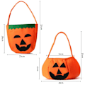 Pikkukuva 2 / 5: Halloween-kurpitsakarkkipussit lapsille Temppuilupussit Non-Woven-lahja