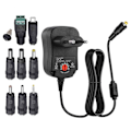 Miniatyrbild 1 av 8: Universell 12W AC/DC-adapter med 8 DC-kontakter,