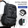 Miniatyrbild 5 av 6: Ryggsäck handbagage laptop ryggsäck laptopväska reseryggsäck KLB