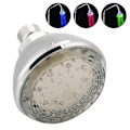 Miniatyrbilde 5 av 8: G1/2 tommers fargeskiftende LED dusjhode, baderoms dusj KLB