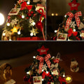 Miniatyrbilde 3 av 5: Skrivebord Juletre Mini Dekorasjon Stil 1 KLB