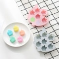 Miniatyrbillede 1 af 7: 4 stk. Enhjørning Pony Chokolade Candy Kage Bageform Silikoneform Farver w