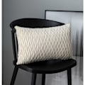 Miniatyrbillede 5 af 5: Fløjls pudebetræk 30x50cm til stue sofa, sæt med 4 ensfarvede firkantede pudebetræk soveværelse dekoration, hvid KLB