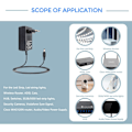 Miniatyrbilde 5 av 5: Strømforsyning 12V 3A Adapter 36W Transformatorer for LED-stripe EU-plugg for COB 3528/5050 SMD LED-stripe, AC100-240V Strømforsyning