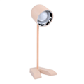 Pikkukuva 1 / 8: USB-ladattava LED-pöytälamppu silmäsuojalla (vaaleanpunainen) KLB
