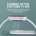 Miniatyrbilde 6 av 8: Lader for Apple Watch, iwatch Series 6/5/4/3/2/1/SE, med svart hengespenne