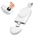 Pikkukuva 1 / 8: Apple Watch -laturi, iwatch Series 6/5/4/3/2/1/SE, valkoisella ripustuslukolla