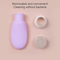 Miniatyrbillede 4 af 5: 4 stk. Silica Gel Sub-flaske Bærbar Kosmetisk Sub-flaske Lilla 60ml KLB