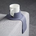 Miniatyrbilde 4 av 5: Silikon koppholder for lenestol, sofa, caddy, sofa, grå