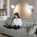 Miniatyrbillede 5 af 6: Moderne LED væglampe læsevæglampe 350° roterende LED væglampe i KLB