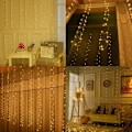 Pikkukuva 7 / 8: LED-valoverho, 3m x 2m 200 LED-valosarja USB-verhovalot, 8 tilaa