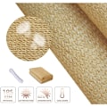 Miniatyrbillede 3 af 5: Skygge sejl (HDPE) Rektangulær 2,5 x 3m Sand Beskyttelse mod UV-stråler til Terrasse Camping Udendørs Have KLB