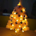 Miniatyrbilde 7 av 7: Uonlytech Rosa juletre med LED-belysning og kuler. Liten juletre KLB
