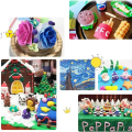 Miniatyrbild 5 av 6: 36-pack modellering lera ultra lätt lufttorkande lera magisk lera plasticine KLB