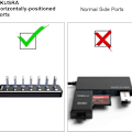 Miniatyrbillede 2 af 8: USB 3.0 hub, 7-port USB hub USB-adapter med individuel tænd/sluk-knap