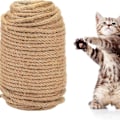 Miniatyrbild 1 av 5: Sisalrep Scratching Post DIY Gripping Post Toy Cat Climbing Frame Replacement Rope KLB