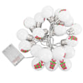 Miniatyrbillede 1 af 8: 9.8 Fu 20 LED'er Bold Pære Lysstreng Batteridrevet Jule KLB