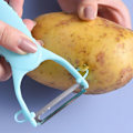 Miniatyrbild 5 av 5: Kiwi Papaya Sallad Strimlare Skalare Grönsak Rostfritt Stål Stil 1
