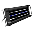 Miniatyrbillede 1 af 5: G2 LED-akvariebelysning, vandtæt LED-strimmel med controller, hvidt og blåt lys, 3 valgfrie timertilstande, 30-43 cm LED-akvarielampe, 6 W